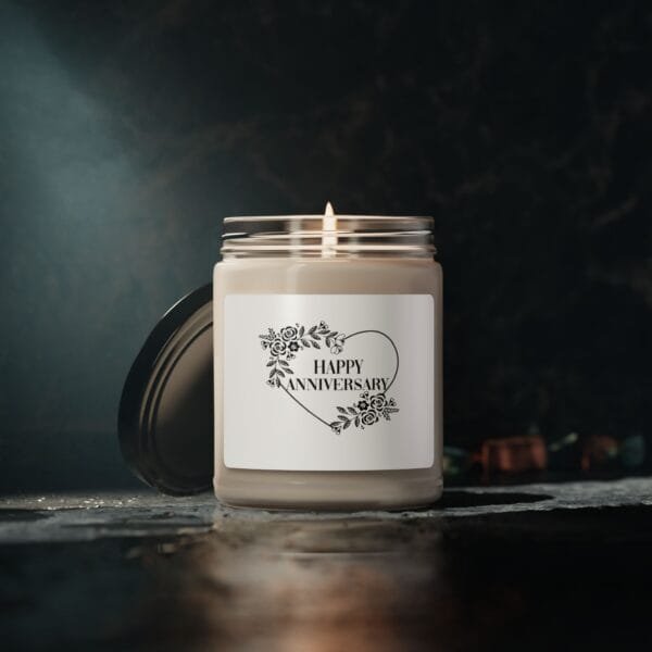 Happy Anniversary Candle Gift for Couples - Image 5