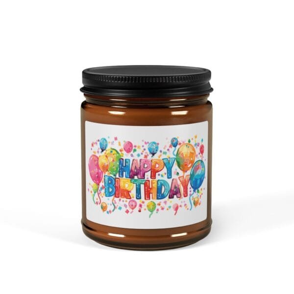 Happy Birthday Scented Soy Candle - Image 2