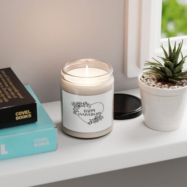 Happy Anniversary Candle Gift for Couples - Image 4