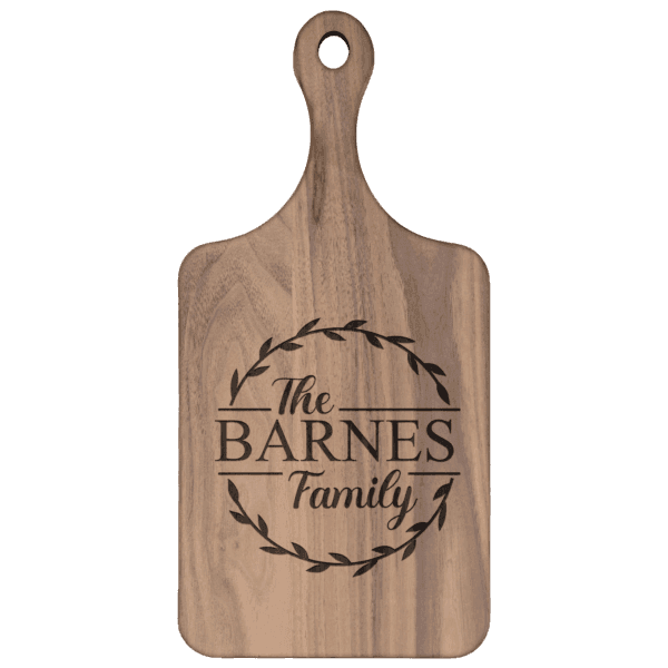 Personalized Cutting Board with Handle - Image 3